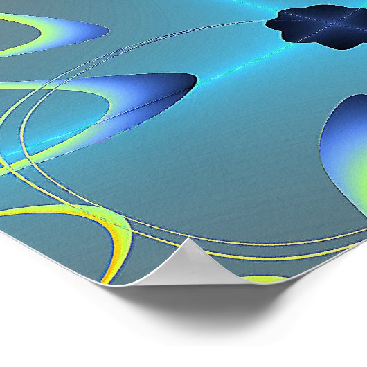 'Zend Pijn met Gedachten van Liefde' Poster (Hoek)