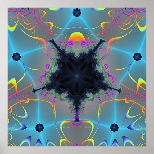 'Zend Pijn met Gedachten van Liefde' Poster (Voorkant)