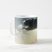 Zend zonneschijn met elke slok koffiemok (Voorkant links)