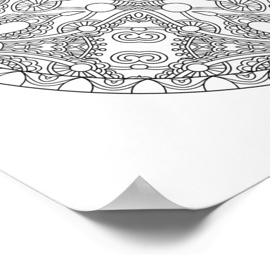 Zendala Design 2 Poster (Hoek)