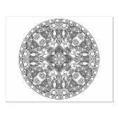 Zendala Design Rubberstempel (Afrduk)