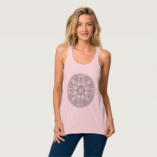 Zendala Design Tanktop (Volledige Voorkant)