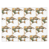 Zenddag in het wild levende dieren in tablecloth tafelkleed (Voorkant (Horizontaal))