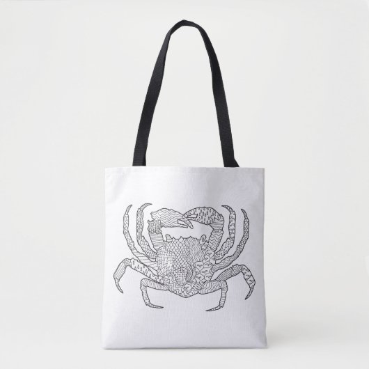 Zendoodle Crab 2 Draagtas (Voorkant)