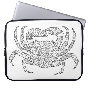 Zendoodle Crab Laptop Sleeve