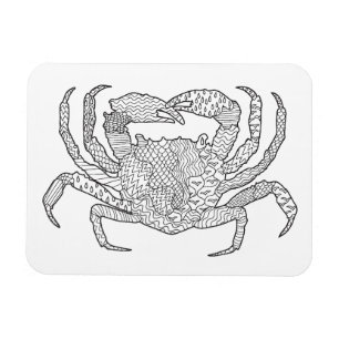 Zendoodle Crab Magneet
