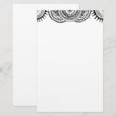 Zendoodle Mandala Header 1 Briefpapier (Voorkant / Achterkant)