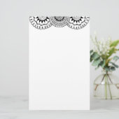 Zendoodle Mandala Header 4 Briefpapier (Staand voorkant)