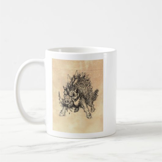 Zendula préhistorique Boar Coffee Mug (Gauche)