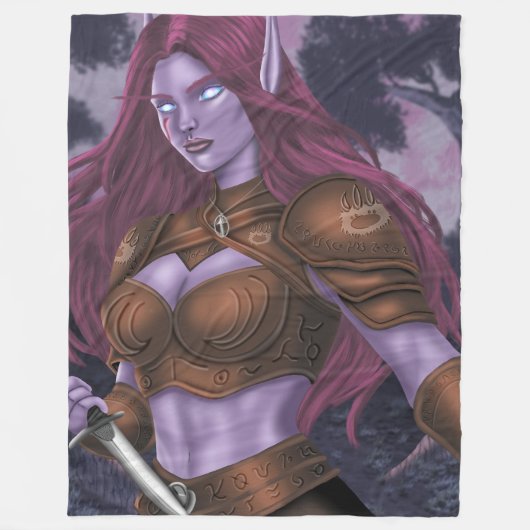 Zendyr in het bos fleece deken (Voorkant)