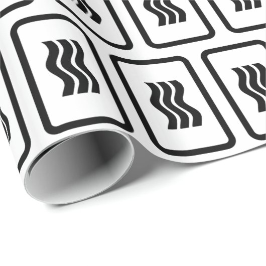 Zener-Kaart | 3 verticale golvende lijnen Cadeaupapier (Rol Hoek)