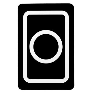 Zener-Kaart holle cirkel Magneet