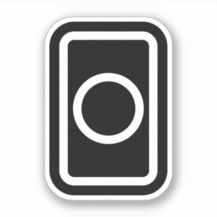 Zener-Kaart   holle cirkel Sticker