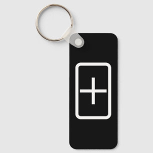 Zener-Kaart   plusteken Sleutelhanger