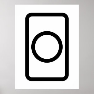 Zenerkaart Holle Cirkel Poster