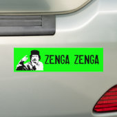 Zenga Zenga! (technische uitgave) Bumpersticker (Op auto)