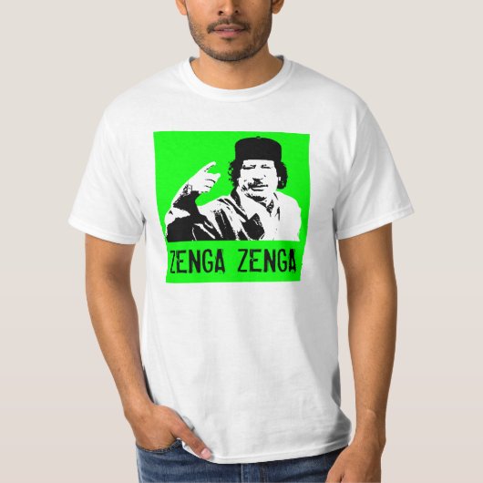 Zenga Zenga! (waarde editie) T-shirt (Voorkant)
