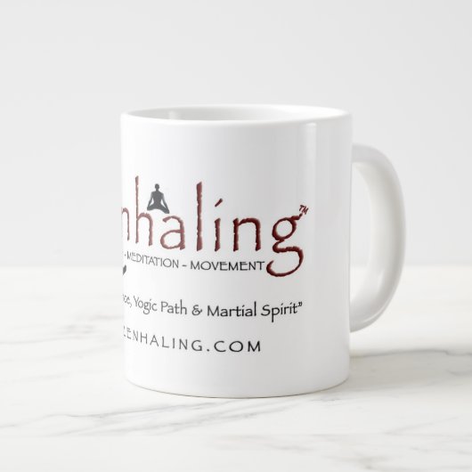 Zenhaling Jumbo Mok (Voorkant rechts)