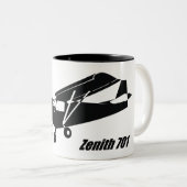 Zenith 701 tweekleurige koffiemok (Voorkant rechts)