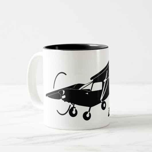 Zenith 701 tweekleurige koffiemok (Voorkant links)