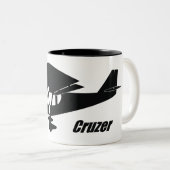 Zenith Cruzer Tweekleurige Koffiemok (Voorkant rechts)