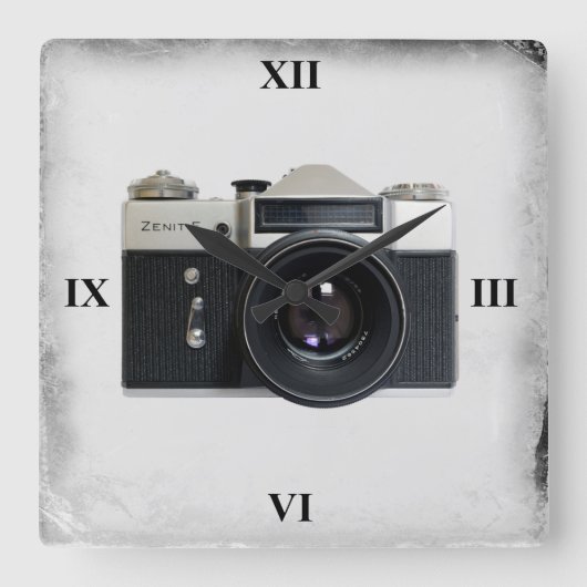 Zenith E Vierkante Klok (Voorkant)