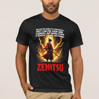 Zenitsu inspiré t-shirt anime