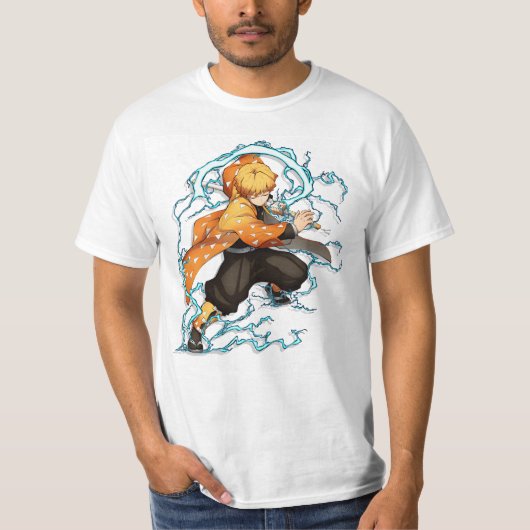 Zenitsu Kamado T-shirt (Voorkant)