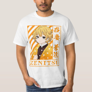 Zenitsu Kimetsy over yaiba T-shirt