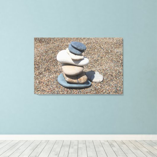 Zenpitten Canvas Afdruk (Insitu (Houten vloer))