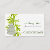 Zenpitten en bamboe visitekaartje (Voorkant)