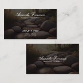 Zenstone pad massage therapeut visitekaartje (Voorkant / Achterkant)