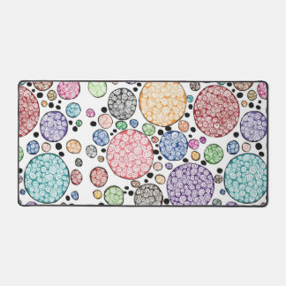 Zentangle circles pattern bureaumat