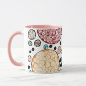 Zentangle circles pattern mok (Links)