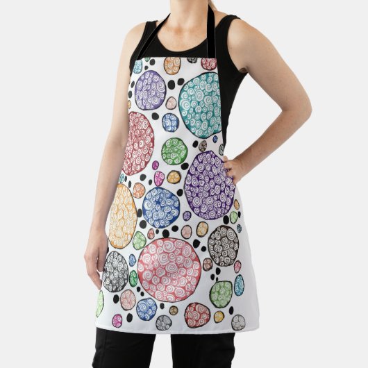 Zentangle circles pattern schort (Insitu)