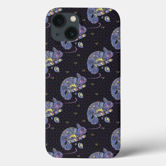 Zentangle Lizard Case-Mate iPhone Case (Achterkant)