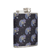 Zentangle Lizard Heupfles (Rechts)