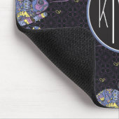 Zentangle Lizard | Monogram Muismat (Hoek)