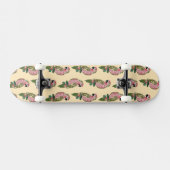 Zentangle Style Parrots Skateboard (Horizontaal)