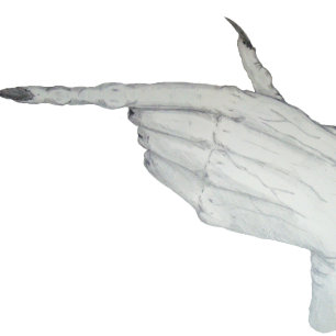 Zenuwlijk monster met handslogan t-shirt