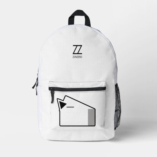 Zenzero Capybara Bedrukte Rugzak (Voorkant)