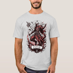 Zepar Rode Commandant van Chaos T-shirt