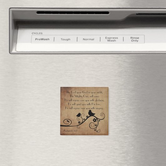 Zephania 3:17 Magnet (In Situ (Lave-vaisselle))