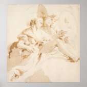 Zephyr en Flora Poster (Voorkant)