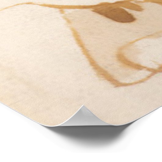 Zephyr en Flora Poster (Hoek)