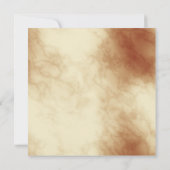 Zephyr Herfst Elegant Bloemenplein Open Huis Kaart (Achterkant)