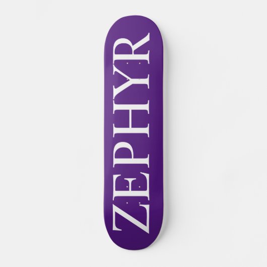 ZEPHYR HOMTE Skateboard (Recto)