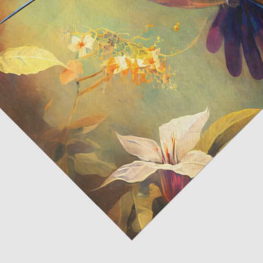 ZEPHYR mooi kolibrie decoupage papier (Detail)