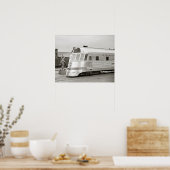 Zephyr Streamlining Train, 1939.  foto Poster (Keuken)