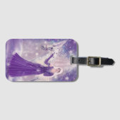 Zephyr unicorn en sprookkunst van Renee Lavoie Bagagelabel (Voorkant (horizontaal))